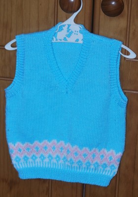 Vee Neck Vest for Children aged 2 - 6 years