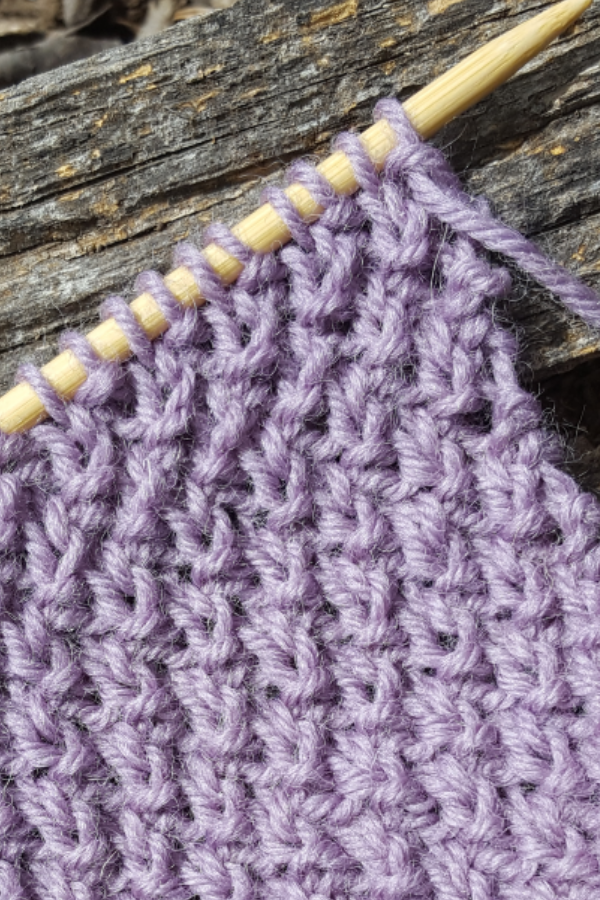 Double Moss Stitch Knitting Stitch Pattern