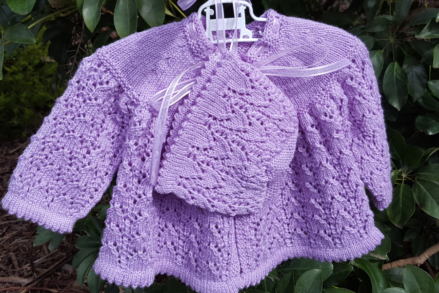 Lilac Matinee Jacket Lilac Matinee Jacket