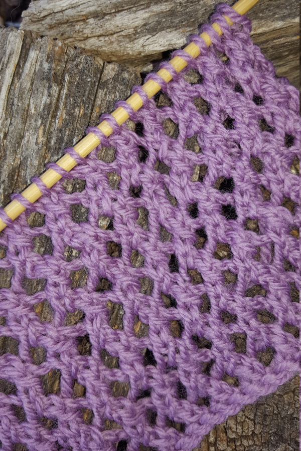 Braided Openwork Lace Knitting Stitch Pattern