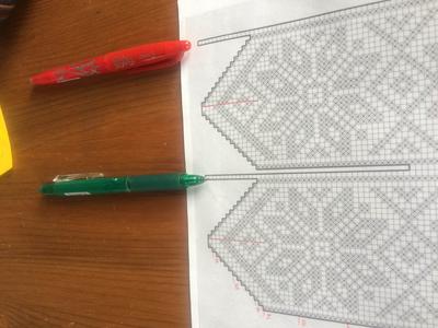 Knitting Graph of the Sock Pattern